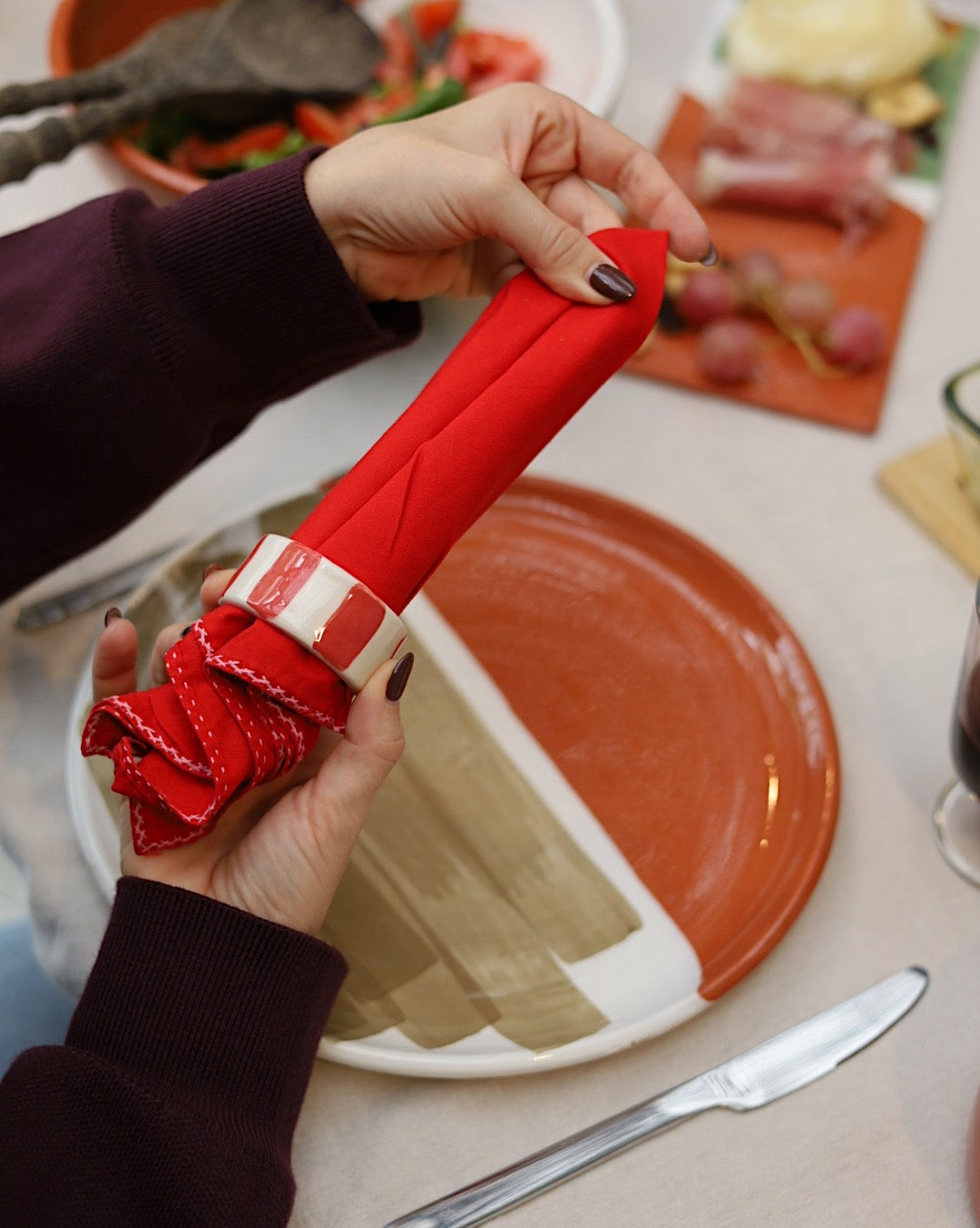 Argolas de guardanapo