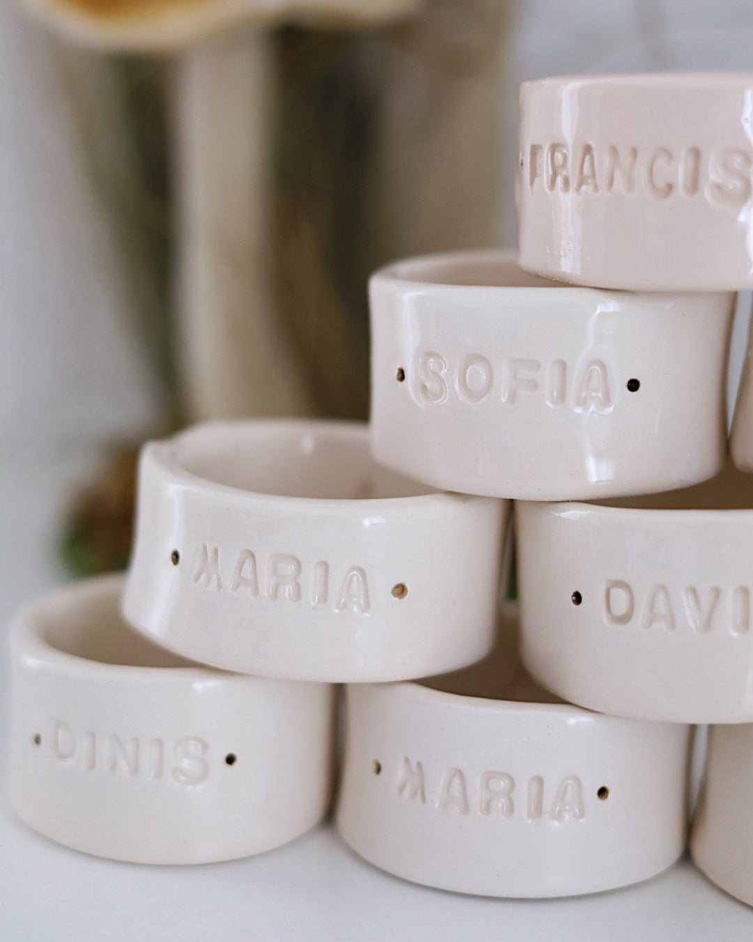 Argolas de Guardanapos Personalizadas